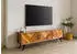 Massivmoebel24 AVIGNON TV-Board Altholz 200x40x56cm natur lackiert (09-313-987-0140)