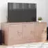 vidaXL TV-Schrank Stahl Rosa 99x39x44cm (841644)