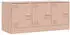 vidaXL TV-Schrank Stahl Rosa 99x39x44cm (841644)