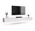Planetmöbel West TV-Schrank 300cm, hängend oder stehend, Weiß (TV-1000WH-PM)