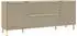 set one by Musterring Reno Lowboard Taupe Matt / Glas Taupe Glanz, 182x75x42cm (Reno Lowboard)