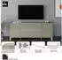 set one by Musterring Reno Lowboard Taupe Matt / Glas Taupe Glanz, 182x75x42cm (Reno Lowboard)