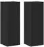 vidaXL Wand-TV-Schrank 2er Set Schwarz Eiche 30,5x30x90cm Holzwerkstoff (862571)