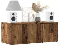 vidaXL TV-Schrank Altholz-Optik 80x34x30 cm Holzwerkstoff