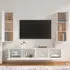 vidaXL TV-Schrank-Set 4-tlg. Holzwerkstoff Weiß (3114198)