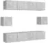 vidaXL TV-Schrank-Set 6-tlg. Holzwerkstoff Betongrau (3079103)