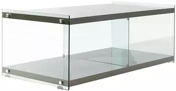 Kayoom TV-Tisch Elementary Glas grau 120x45x60cm (10817569-0)