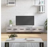 vidaXL TV-Schrank Betongrau 150x36x30 cm Holzwerkstoff