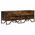 vidaXL TV-Schrank Räuchereiche 122x34x41cm Holzwerkstoff (848581)