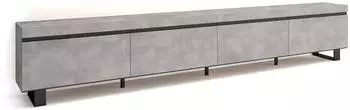 Skraut Home TV-Lowboard Industriedesign 320x57x35cm Zement (507_2_02)