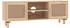 vidaXL TV-Schrank Braun 105x30x40cm Massivholz Kiefer & Natur-Rattan (345617)
