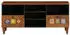 vidaXL TV-Schrank mit Schublade Walnuss Massivholz Mango 100x33,5x46cm (4018242)