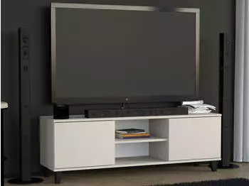 Beautysofa HOME Lowboard 2 Türen Push-to-Open, Kaschmir, 150x50x40cm