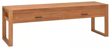 vidaXL TV-Schrank Teakholz 140x40x45cm