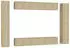 vidaXL TV-Schrank-Set 10-tlg. Holzwerkstoff Sonoma-Eiche (3078980)