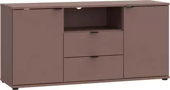 Forte Ganymede Lowboard Terrakotta 129,8x63,1x41,3cm Holzwerkstoff (37370851-0)