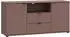 Forte Ganymede Lowboard Terrakotta 129,8x63,1x41,3cm Holzwerkstoff (37370851-0)
