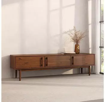 Idimex TECCA Lowboard 180cm, 3 Türen, Massivholz, Kastanie (TECCA)