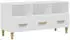 vidaXL TV-Schrank Hochglanz-Weiß 102x36x50cm Holzwerkstoff (812606)