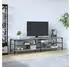 vidaXL TV-Schrank Grau Sonoma 200x30x50cm Holzwerkstoff und Metall (826762)