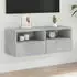 vidaXL TV-Wandschrank Betongrau 80x30x30cm Holzwerkstoff (836874)