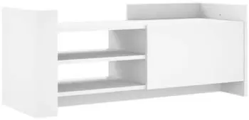 vidaXL TV-Schrank Holzwerkstoff Wei&szlig; 100x35x40cm (848374)