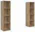 vidaXL TV-Schrank Set 2-tlg. Braun 37x37x142,5cm Holzwerkstoff (3393539)