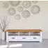 Livetastic Maluno TV-Board Massivholz Kiefer weiß/Eiche, 166,4x53,2x48,3cm (23143840-0)