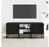 vidaXL TV-Schrank Schwarz 100x35x41cm Holzwerkstoff und Metall (848834)