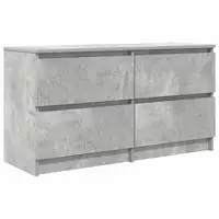vidaXL TV-Schrank Betongrau 100x35x54 cm Holzwerkstoff