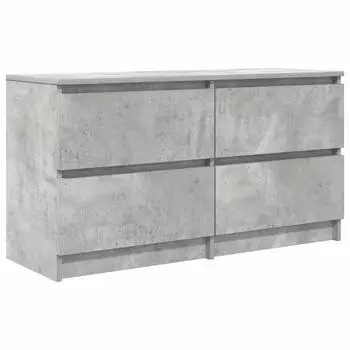 vidaXL TV-Schrank Betongrau 100x35x54cm Holzwerkstoff (861799)