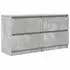 vidaXL TV-Schrank Betongrau 100x35x54cm Holzwerkstoff (861799)