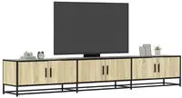 vidaXL TV-Schrank Sonoma-Eiche 240x35x41 cm Holzwerkstoff