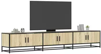 vidaXL TV-Schrank Sonoma-Eiche 240x35x41cm Holzwerkstoff
