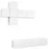 vidaXL TV-Schrank-Set 7-tlg. Weiß Holzwerkstoff (3078708)