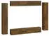 vidaXL TV-Schrank-Set 8-tlg. Räuchereiche Holzwerkstoff (3114299)