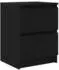 vidaXL TV-Schrank Schwarz 40x35x54cm Holzwerkstoff (861770)