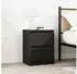 vidaXL TV-Schrank Schwarz 40x35x54cm Holzwerkstoff (861770)