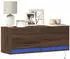 vidaXL TV-Wandschrank mit LED-Beleuchtung Eichen-Optik 100x31x35cm (852368)
