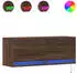 vidaXL TV-Wandschrank mit LED-Beleuchtung Eichen-Optik 100x31x35cm (852368)