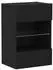 vidaXL TV-Schrankset mit LED Schwarz Eiche 40x30x60,5cm Holzwerkstoff
