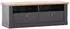 Mid.you Lowboard Anthrazit/Eiche Wotan 2 Schubladen 135x51x45cm (Catania)