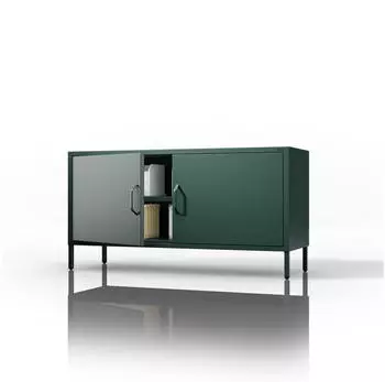 Jan Nowak ROSA TV-Lowboard Metall Glitzernd 115x59,5x40cm (ROSA)