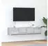 vidaXL TV-Schrank 2er-Set Grau Sonoma 60x31x25,5cm Holzwerkstoff (861501)