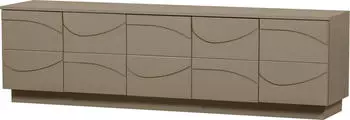 Woood Teo TV-Board Kiefer 180cm Push-to-Open Kabeldurchf&uuml;hrung (79222926-0)