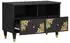 vidaXL TV-Schrank mit Schublade Schwarz 70x33x46cm Massivholz Mango (4018809)