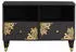 vidaXL TV-Schrank mit Schublade Schwarz 70x33x46cm Massivholz Mango (4018809)