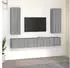 vidaXL TV-Schrank-Set 5-tlg. Grau Sonoma Holzwerkstoff (3120210)