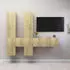vidaXL TV-Schrank-Set 7-tlg. Sonoma-Eiche Holzwerkstoff (3079033)
