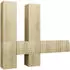 vidaXL TV-Schrank-Set 7-tlg. Sonoma-Eiche Holzwerkstoff (3079033)